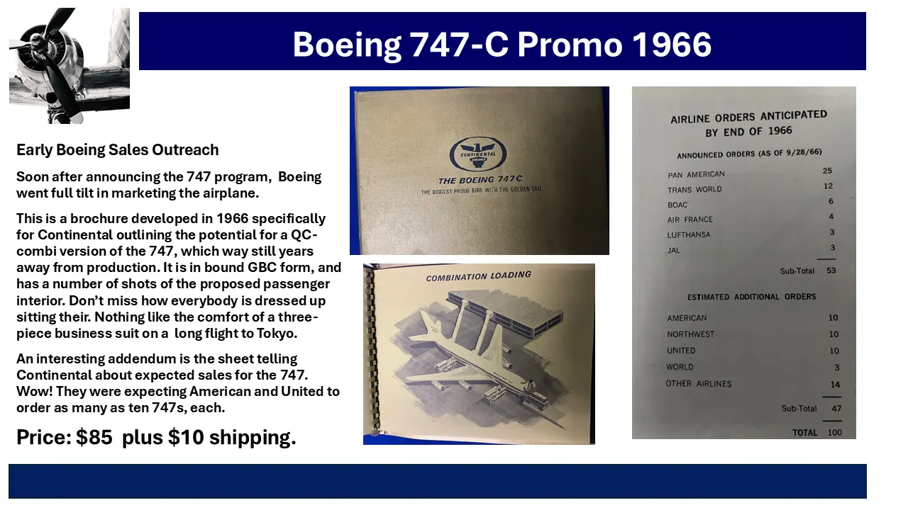 Boeing 747-C Promo 1966